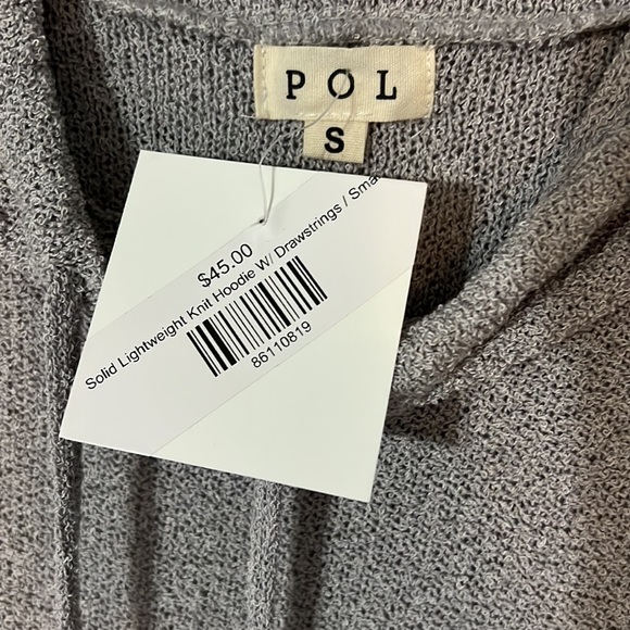 NWT Pol lightweight knit hoodie - Picture 2 of 3